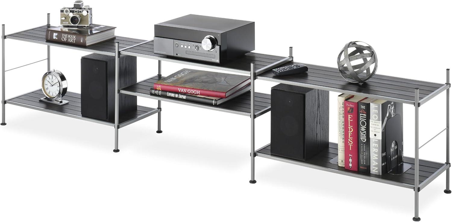 imageWhitmor 10 Tier Shoe Tower 50 Pair Chrome3tier grey