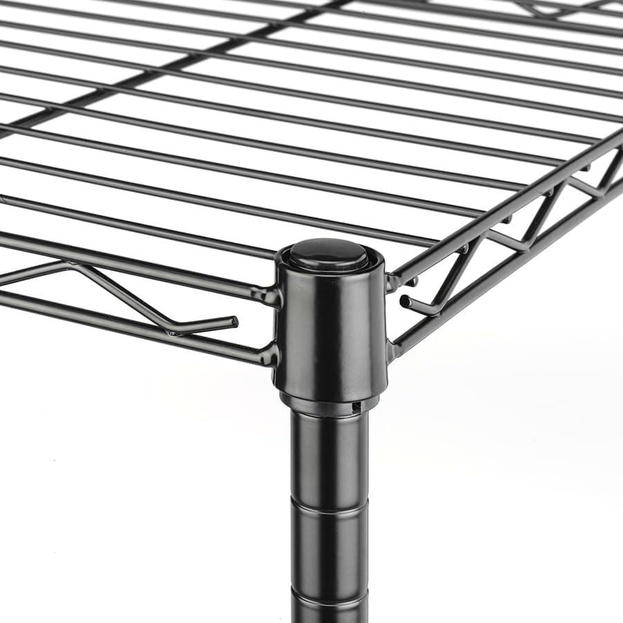 imageWhitmor 3 Tier Shelving Unit Metal Storage Shelves Adjustable Heavy Duty Shelf with Wheels 400 lbs Capacity per Shelf 1200 lbs Total for Home Garage Workshop 23quotL x 13quotW x 30quotH Chrome1535L x 2125W x 566H