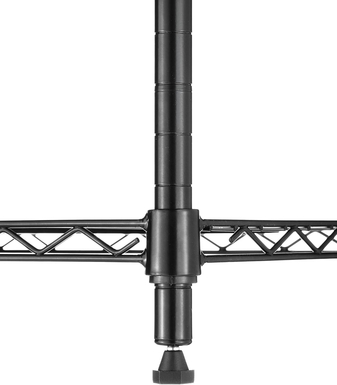 imageWhitmor 3Wire Shelving Unit Metal Storage Shelves Easy Assembly Home Organizer for Pantry Kitchen Garage Plant3tier 23l X 13w X 30h