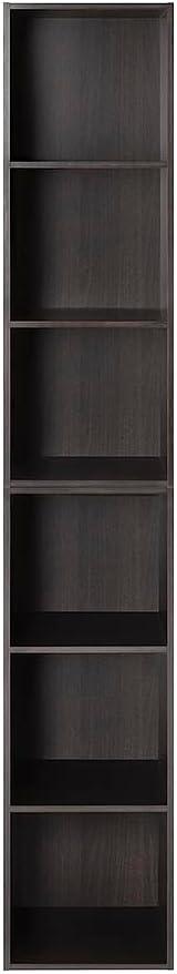imageWhitmor 6 Cube Storage Organizer 3 Tier Stackable Mdf Wood Bookcase Open Storage Display Bookshelf Storage Cabinet for Living Room Bedroom Home Office 237quotL x 117quotW x 352quotH EspressoEspresso