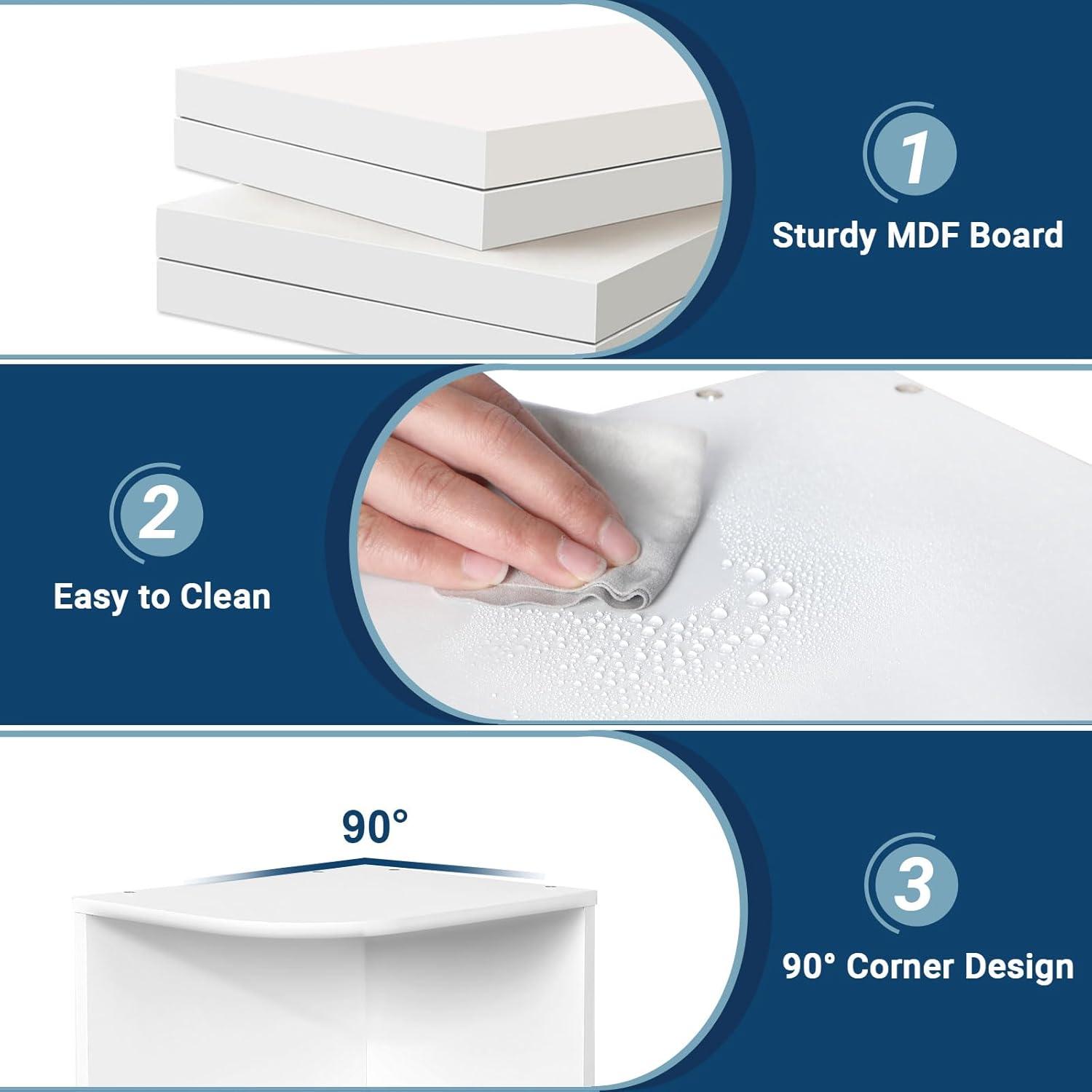 imageWhitmor 6 Cube Storage Organizer 3 Tier Stackable Mdf Wood Bookcase Open Storage Display Bookshelf Storage Cabinet for Living Room Bedroom Home Office 237quotL x 117quotW x 352quotH EspressoWhite