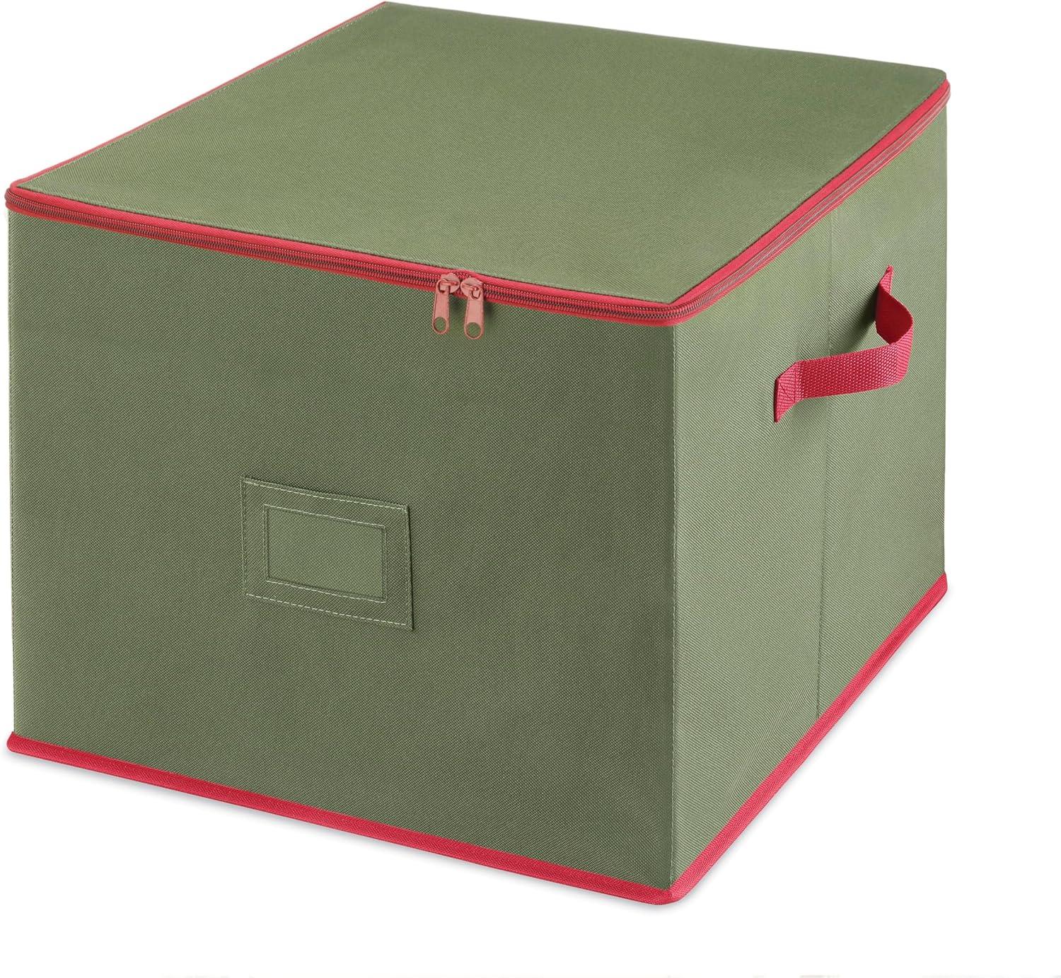 imageWhitmor 61295340 Ornament Storage 64 compartments RedGreen