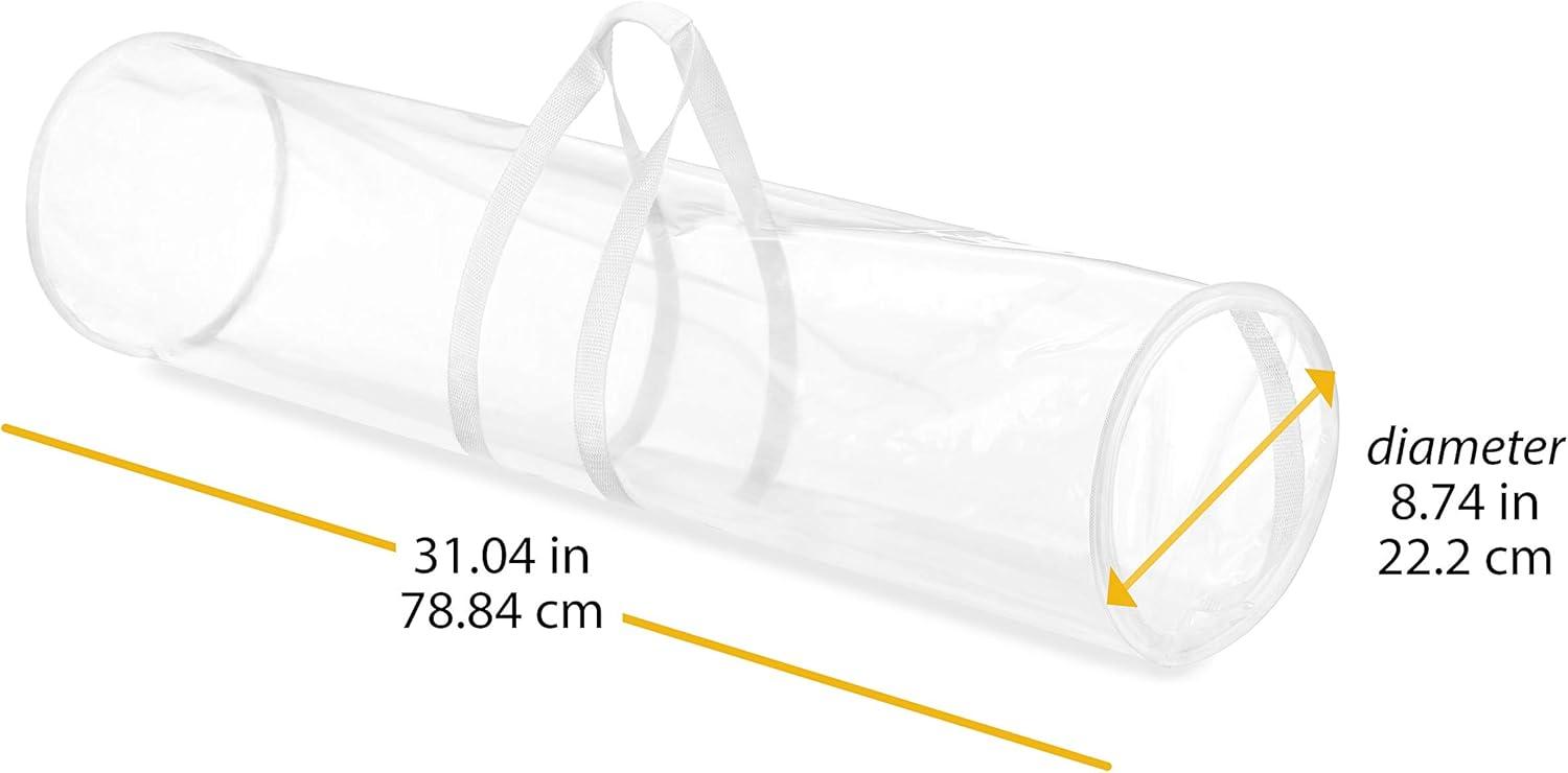 imageWhitmor Christmas Gift Wrap Organizer for 30quot Rolls of Gift WrapTransparent