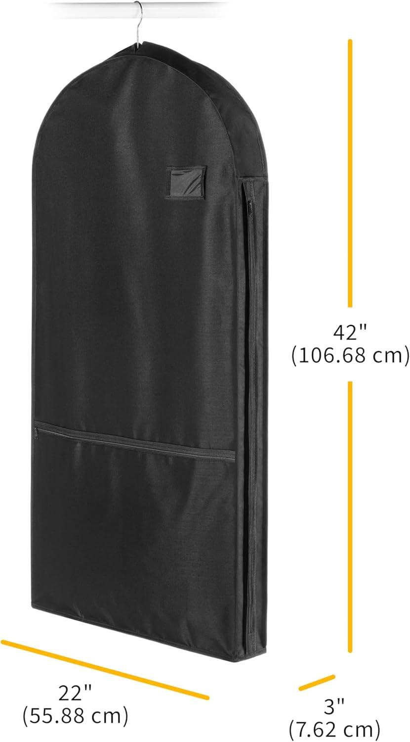 imageWhitmor Deluxe Zippered Dress Bag BlackBlackSet of 3