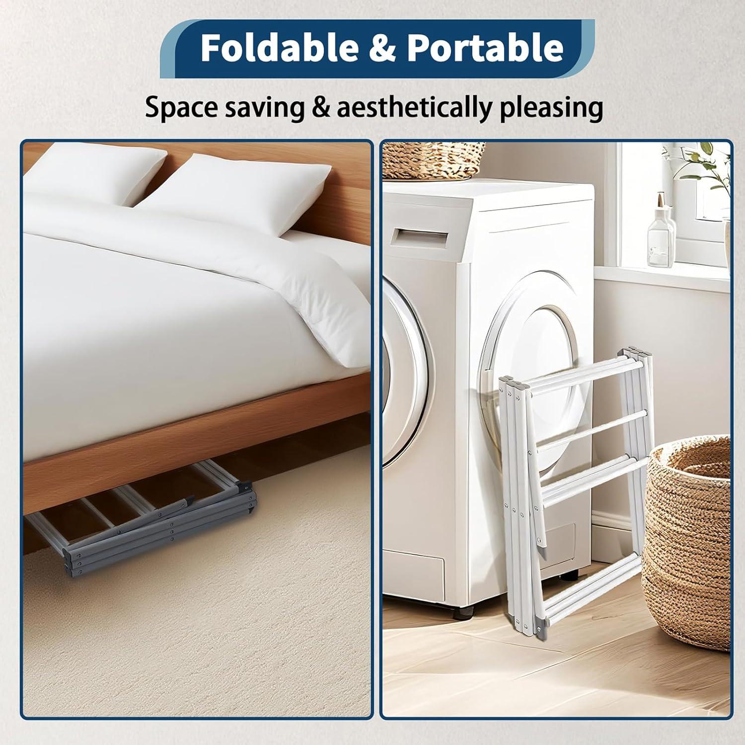 imageWhitmor Folding Drying RackGray