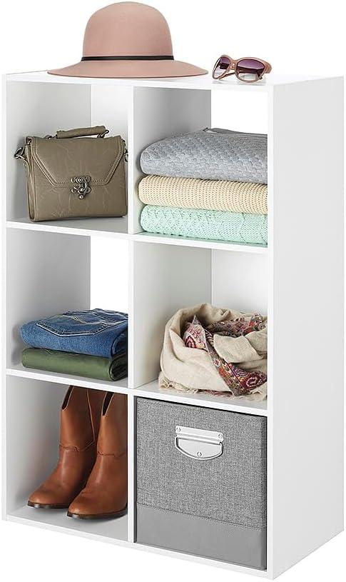 imageWhitmor Gray Collapsible Cubes 10quot L x 10quot W x 10quot H Set of 2Gray