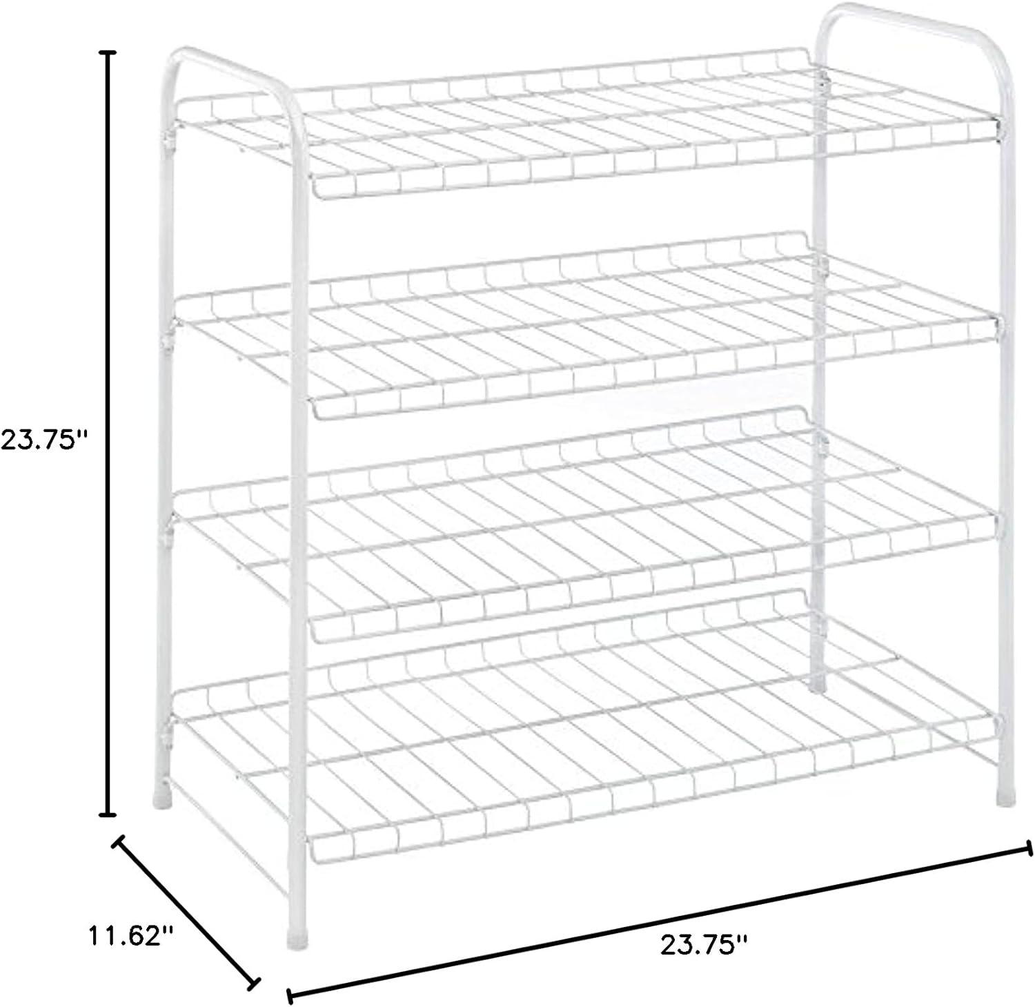 imageWhitmor Inc 60234139CB 4 Tier White Closet Shelf