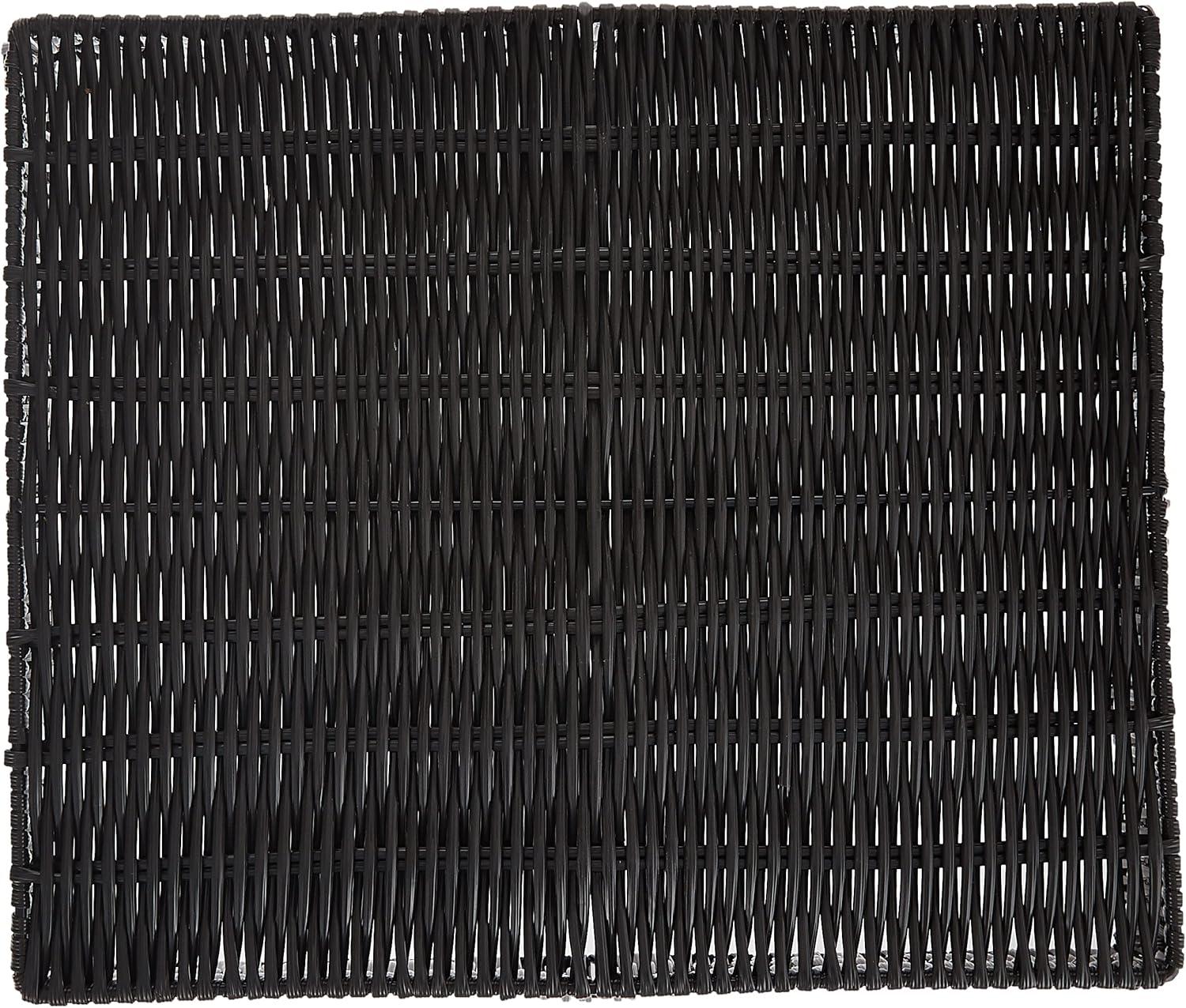 imageWhitmor Rattique Small Shelf Tote GreyEspresso