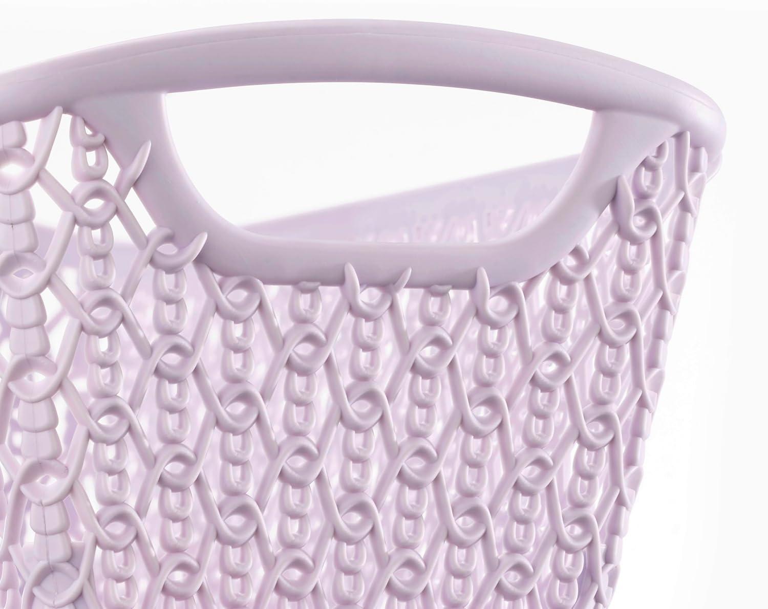 imageWhitmor Resin Form Tote Medium SilverLavender