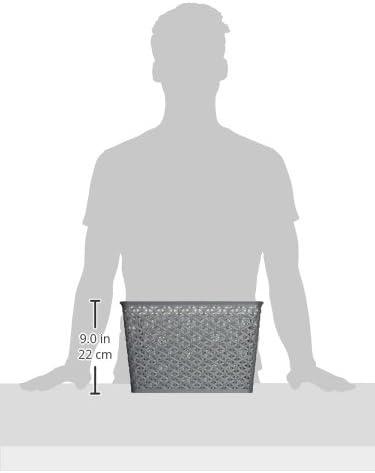 imageWhitmor Resin Form Tote Medium SilverSilver