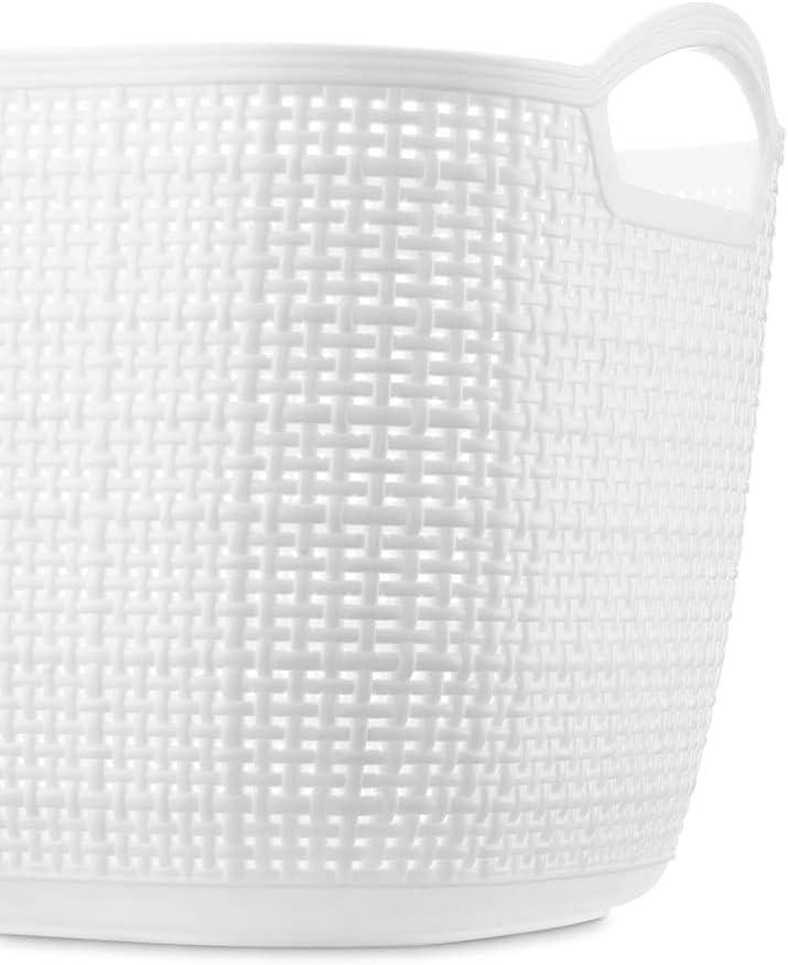 imageWhitmor Resin Form Tote Medium SilverWhite