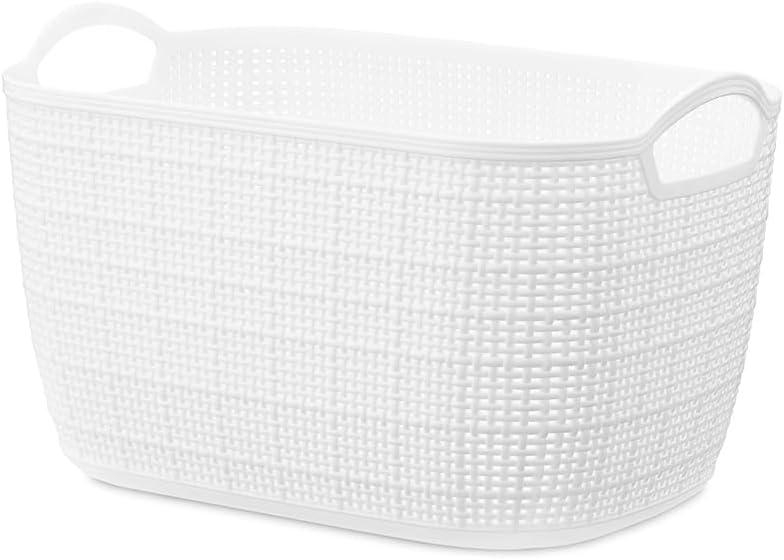 imageWhitmor Resin Form Tote Medium SilverWhite