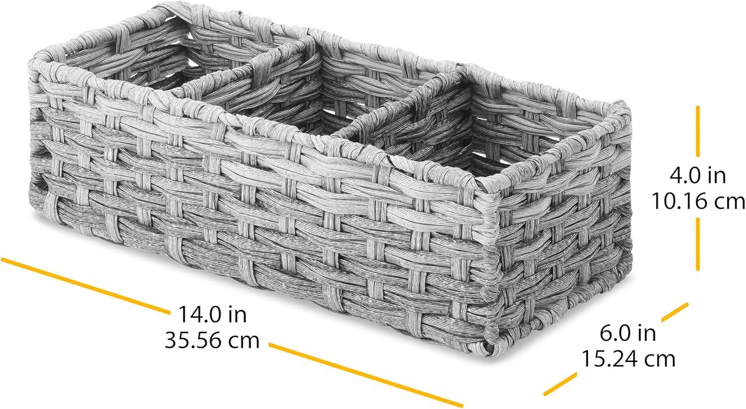 imageWhitmor Split Rattique Tank Topper Gray WashGray