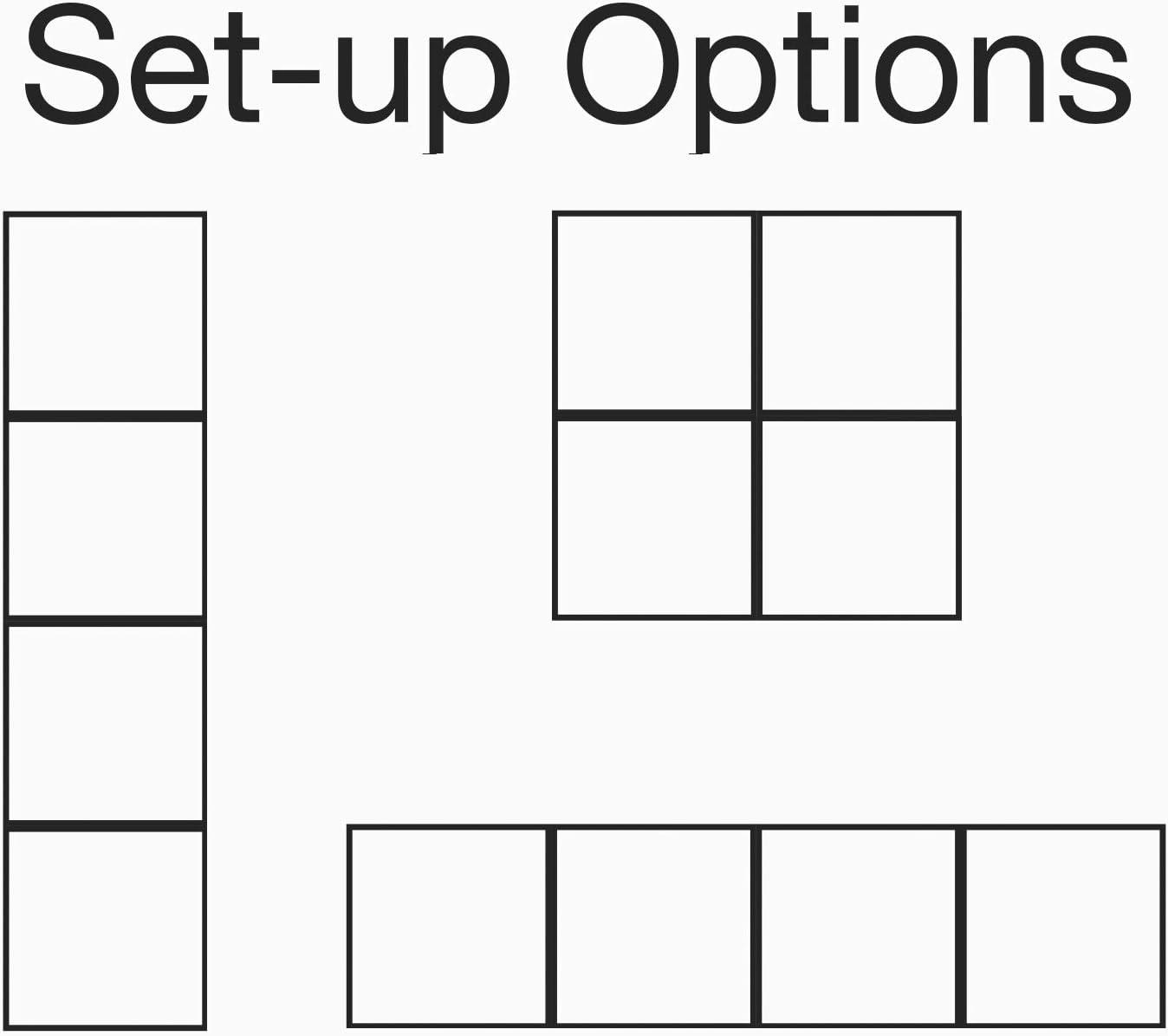 imageWhitmor Storage Cubes Stackable Interlocking Wire Shelves Black Set of 4Black