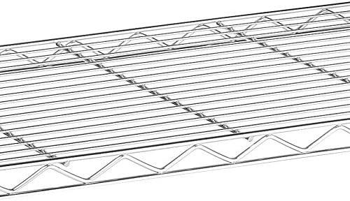 imageWhitmor Supreme 5 Tier Adjustable Shelving 500 Pound Weight Capacity Per Shelf Leveling Feet2tier 15l X 14w X 15h