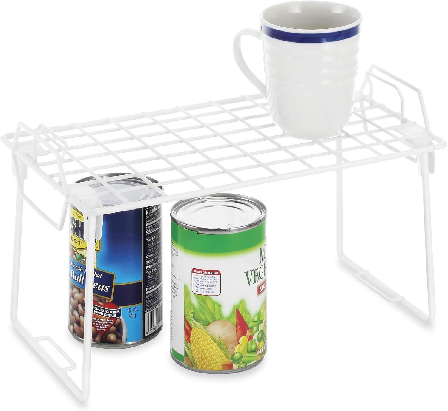 imageWhitmor Wire Grid Stacking Shelf Small White1TIER 7L x 12W x 7H