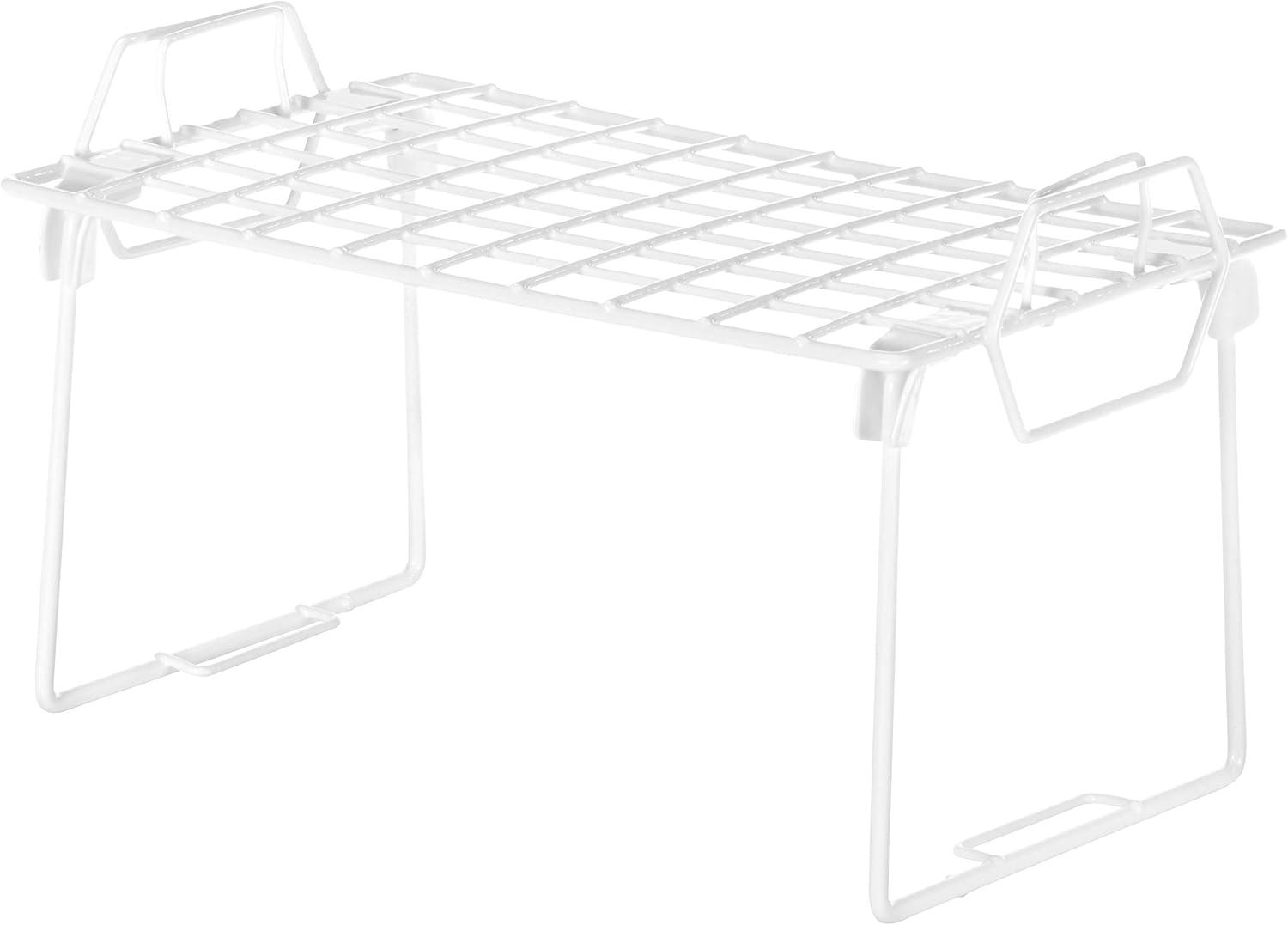 imageWhitmor Wire Grid Stacking Shelf Small White1TIER 7L x 12W x 7H