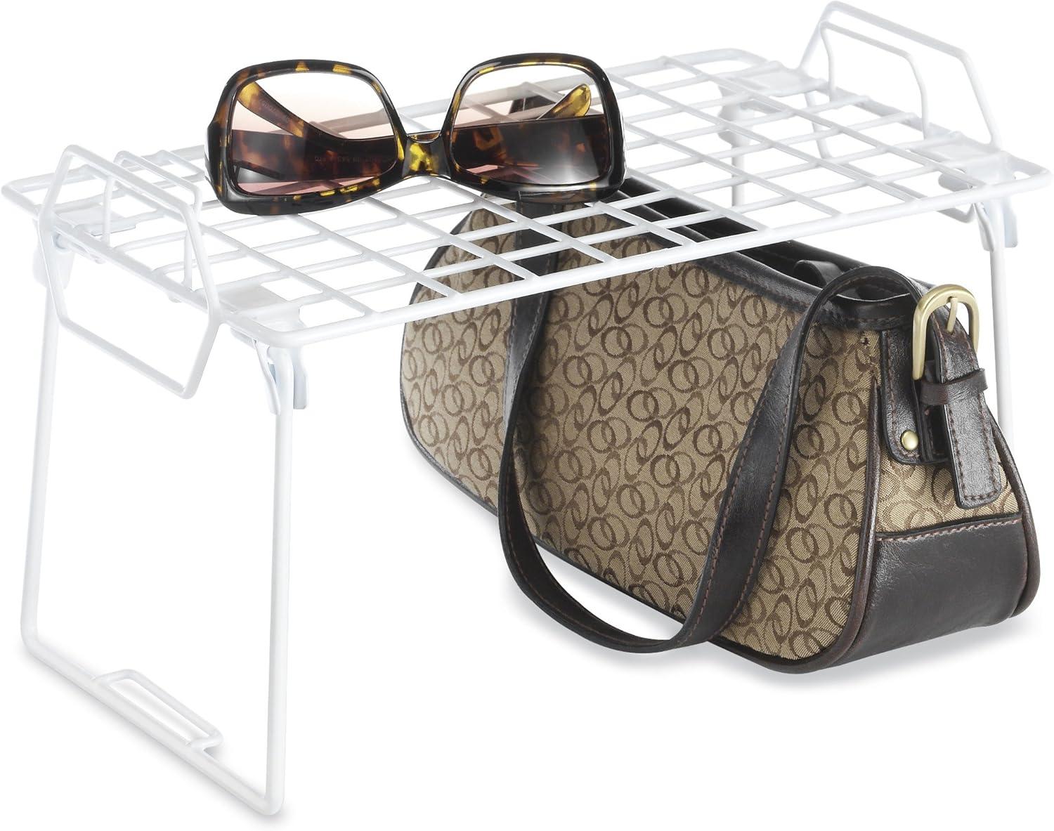 imageWhitmor Wire Grid Stacking Shelf Small White1TIER 7L x 12W x 7H