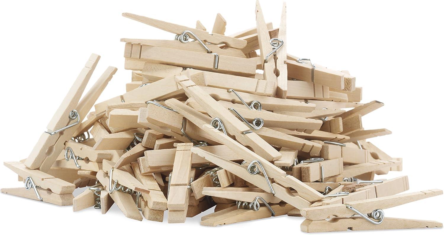 imageWhitmor Wood Natural Clothespins S1006026868Wood