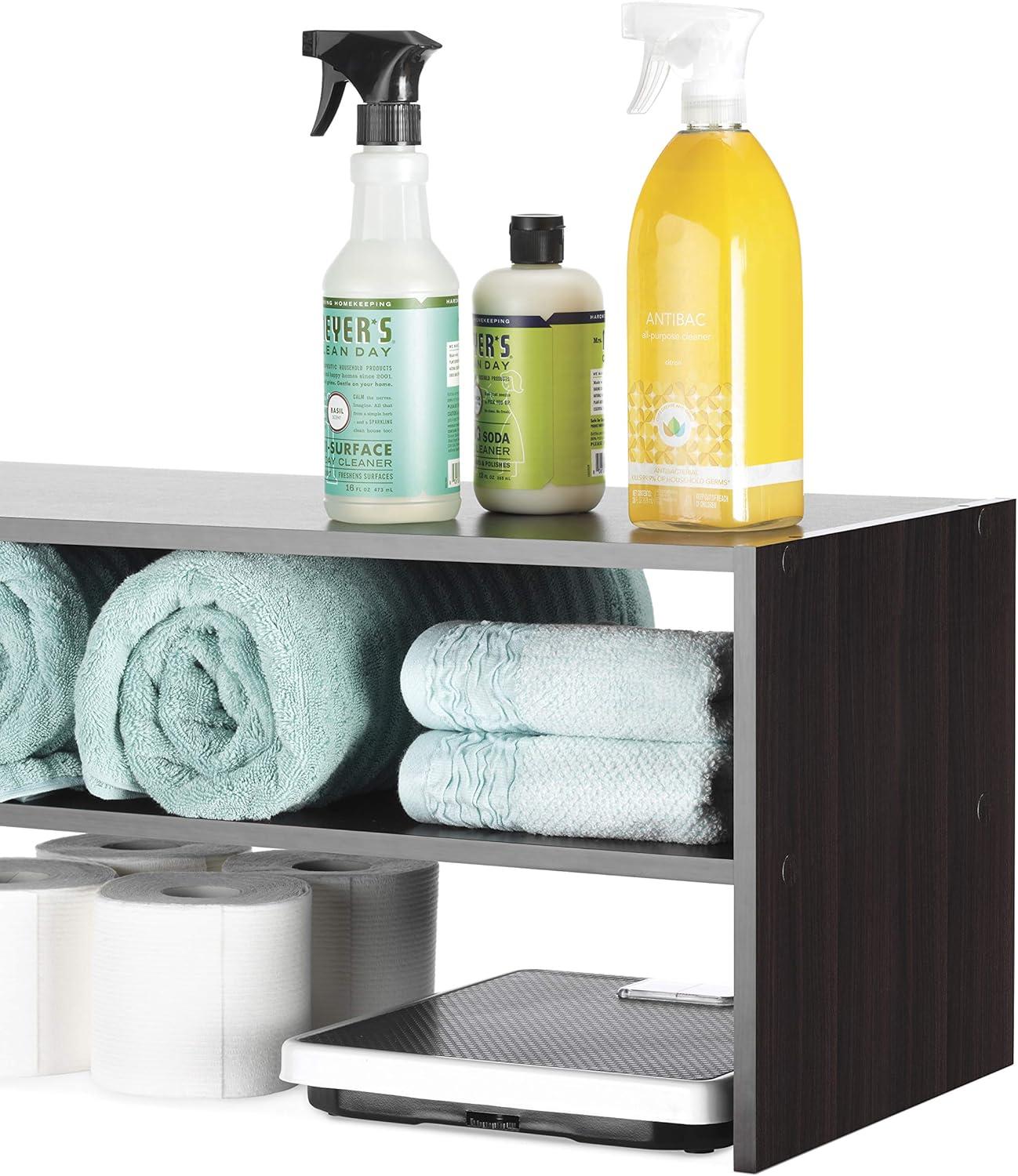 imageWhitmor Wood Stackable 2Shelf Shoe Rack 24 INCH EspressoEspresso