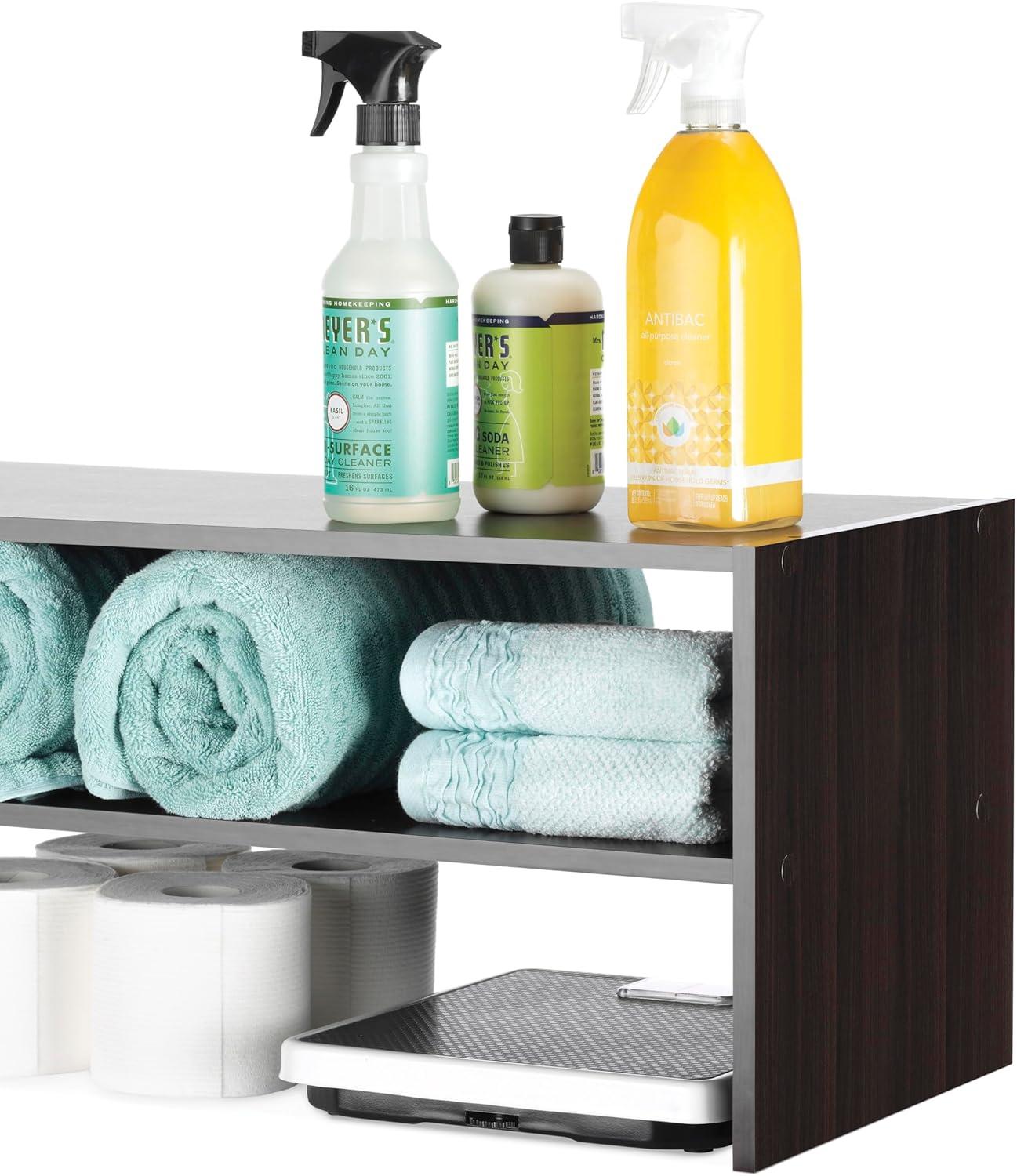 imageWhitmor Wood Stackable 2Shelf Shoe Rack 24 INCH EspressoEspresso