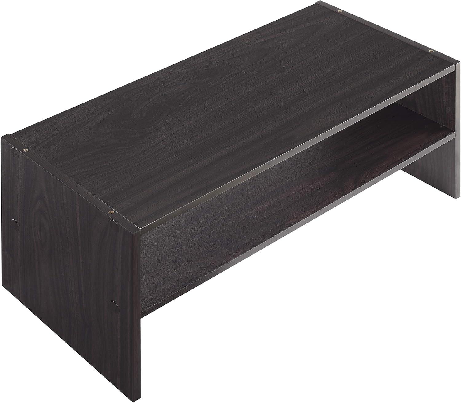 imageWhitmor Wood Stackable 2Shelf Shoe Rack 24 INCH EspressoEspresso