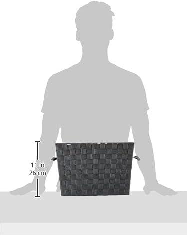 imageWhitmor Woven Strap Tote Savvy Gray Medium