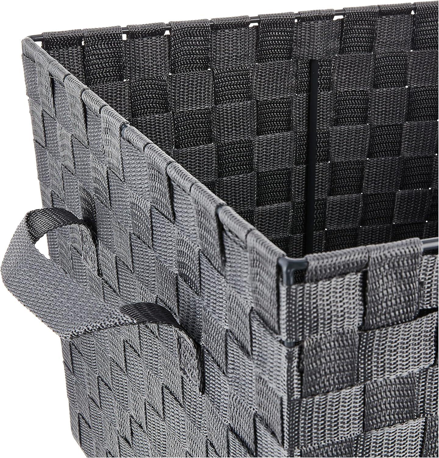 imageWhitmor Woven Strap Tote Savvy Gray Medium