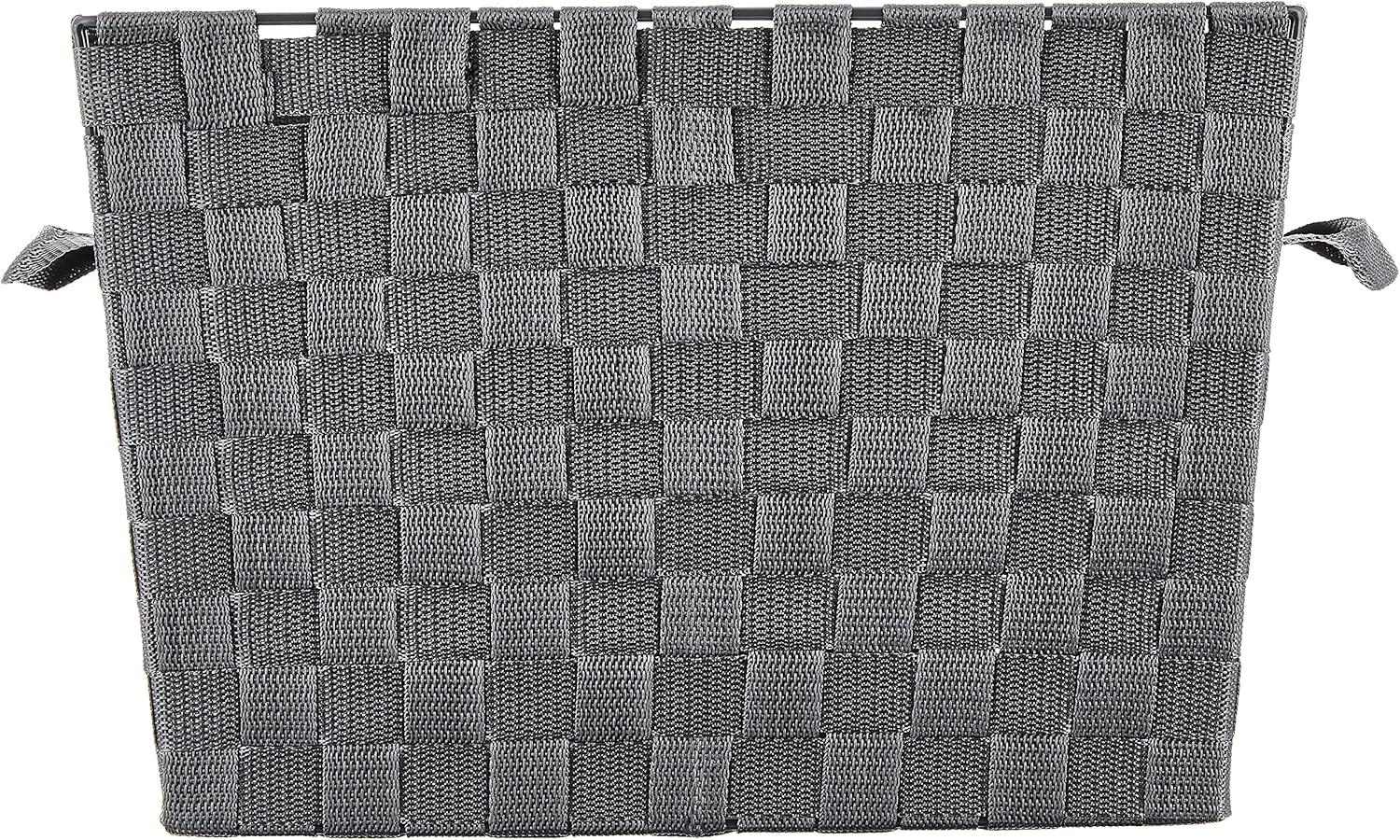 imageWhitmor Woven Strap Tote Savvy Gray Medium