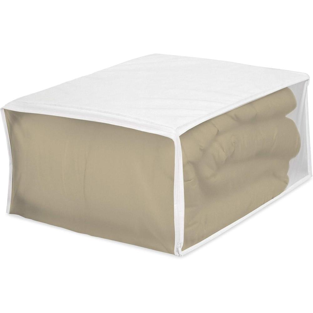 imageWHITMOR 500309 Zippered Blanket Bag White21 L x 25 W x 11 H