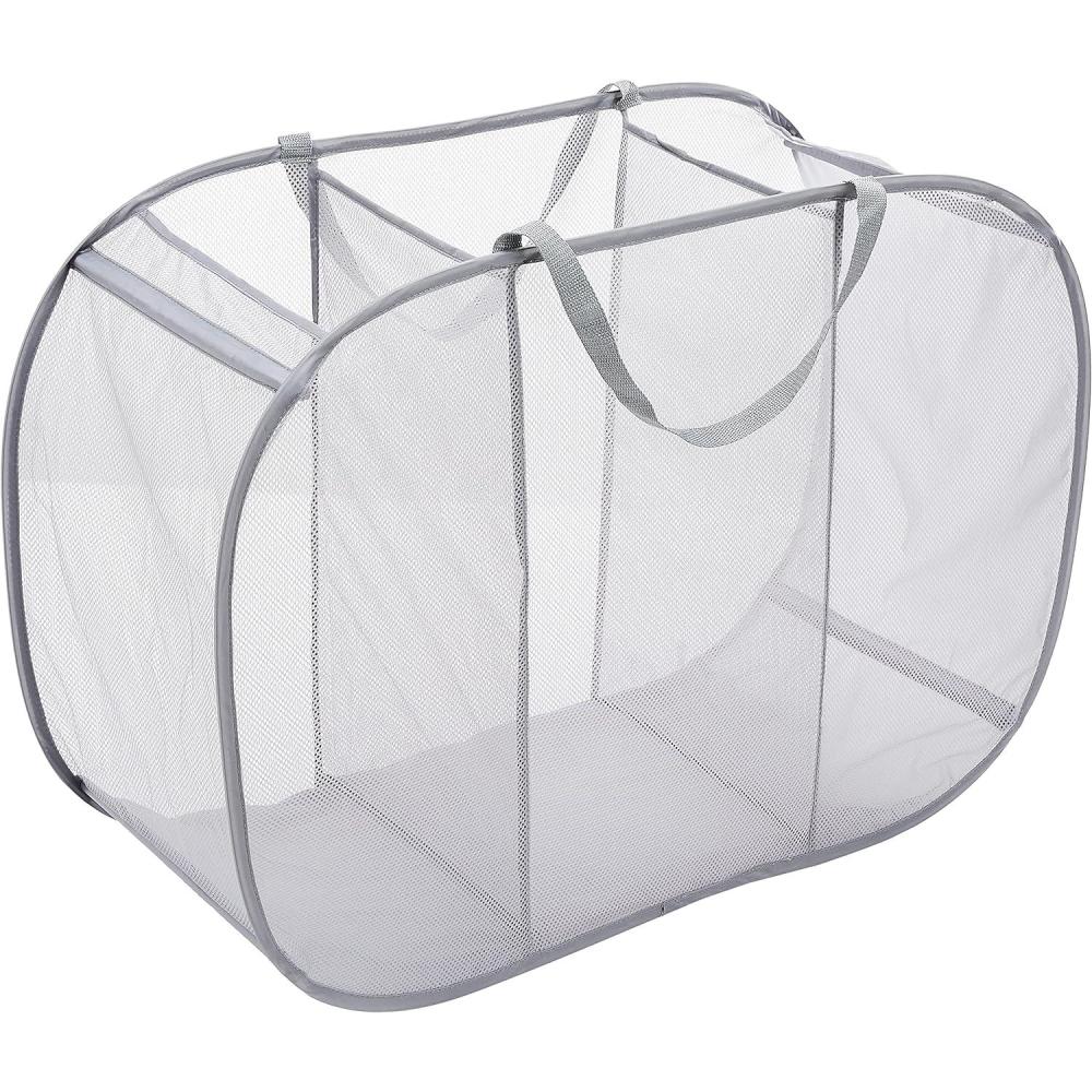 imageWhitmor 18quot Collapsible Laundry Hamper White23L x 135W x 32H