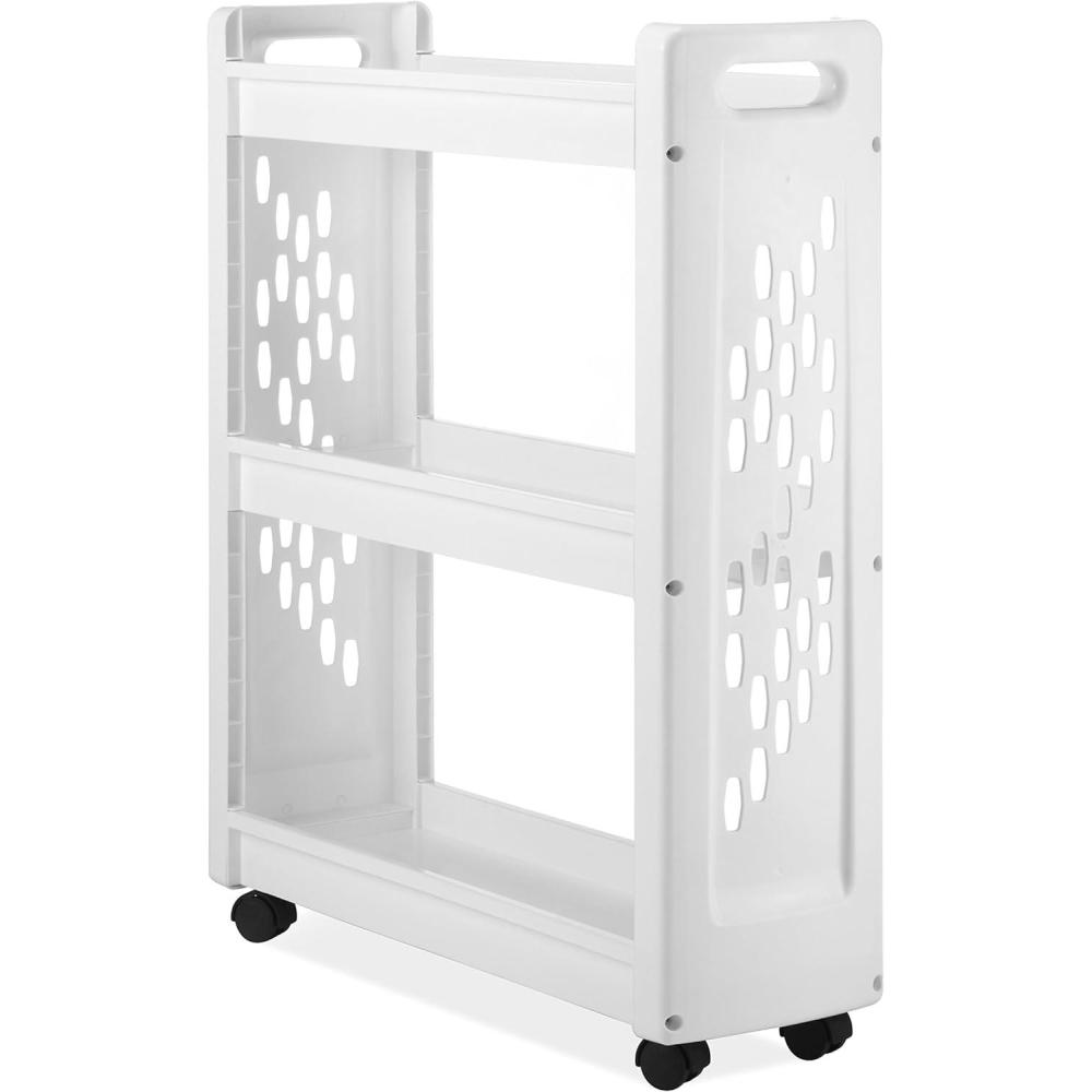 imageWhitmor 3 Tier Rolling Laundry Cart 850x260x310850x260x310