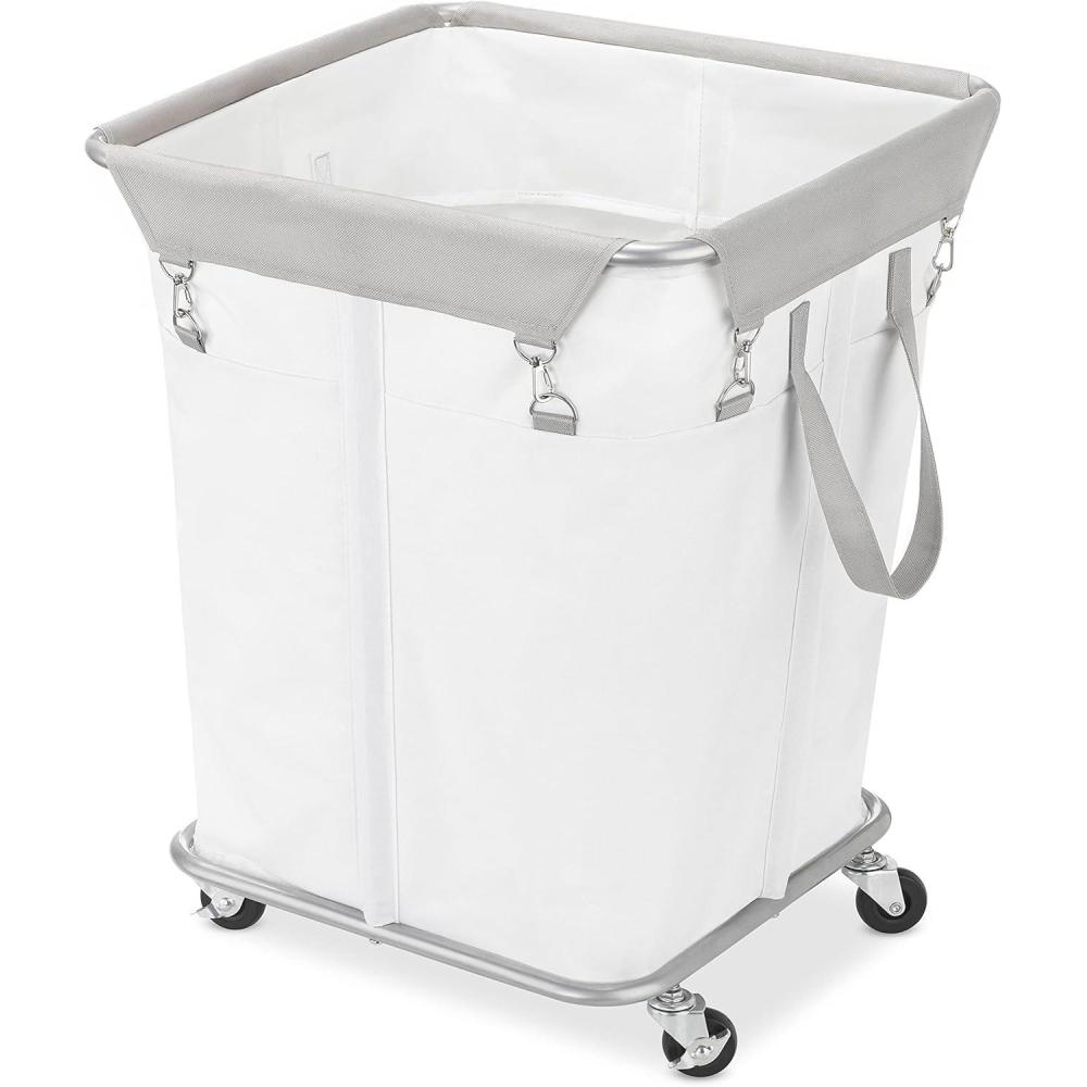 imageWhitmor 3Section Industrial Laundry Sorter WhiteLarge