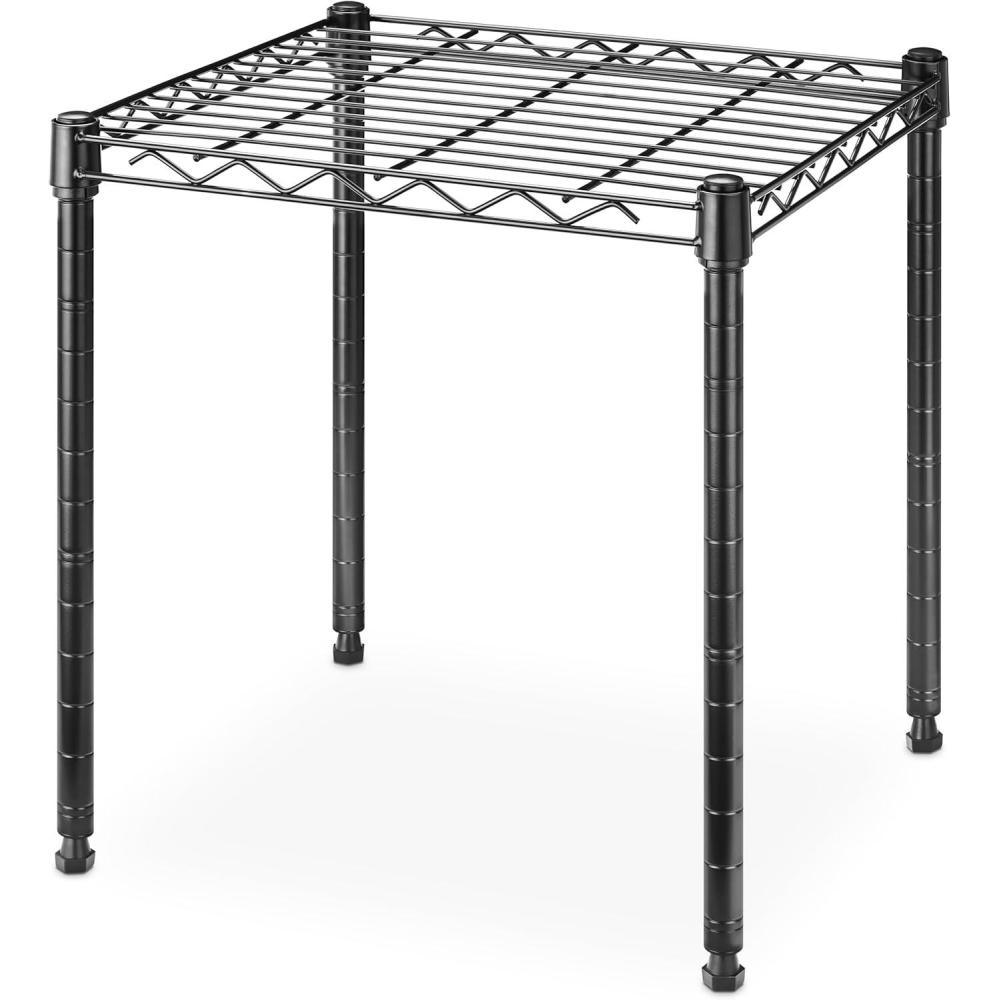 imageWhitmor 3Wire Shelving Unit Metal Storage Shelves Easy Assembly Home Organizer for Pantry Kitchen Garage Plant1tier 15l X 14w X 15h