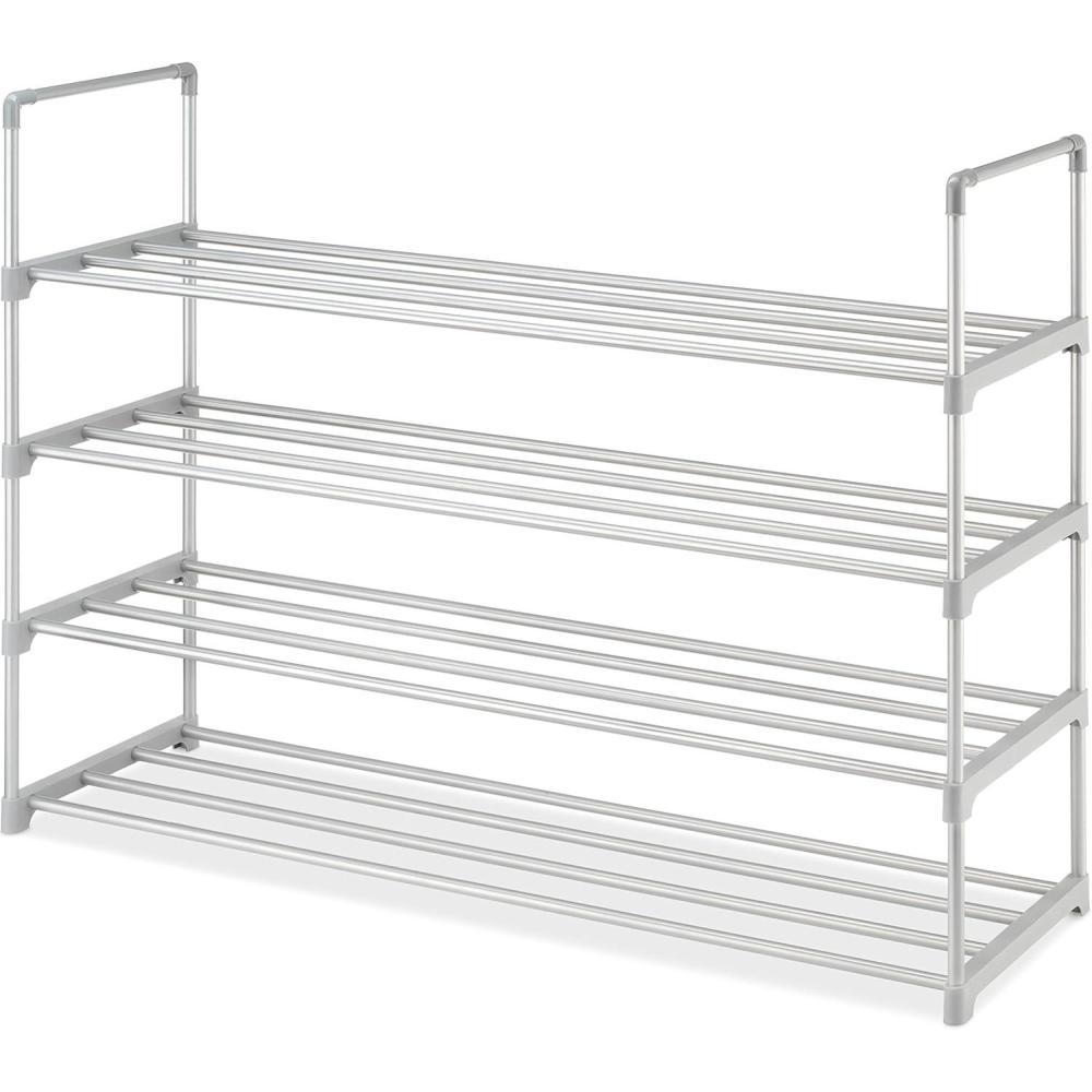 imageWhitmor 4Tier Shoe Rack Gray
