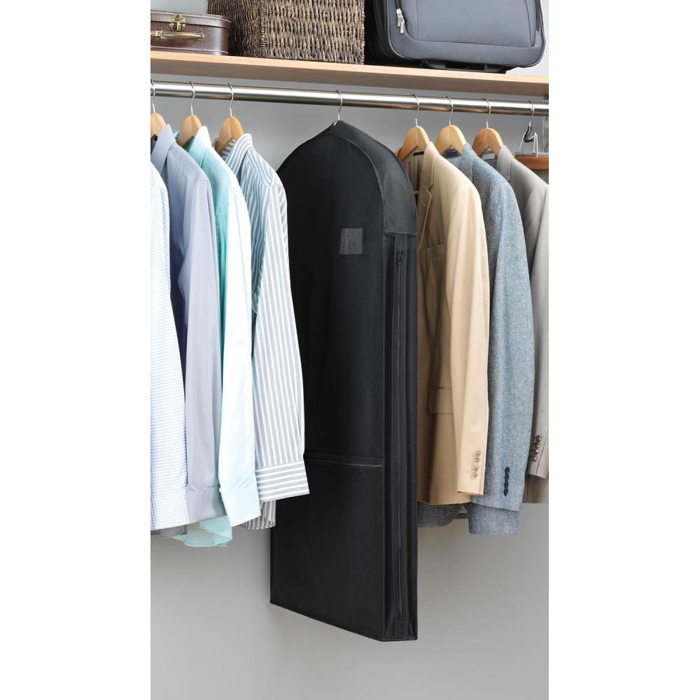 imageWhitmor Deluxe Zippered Dress Bag BlackBlackSet of 3