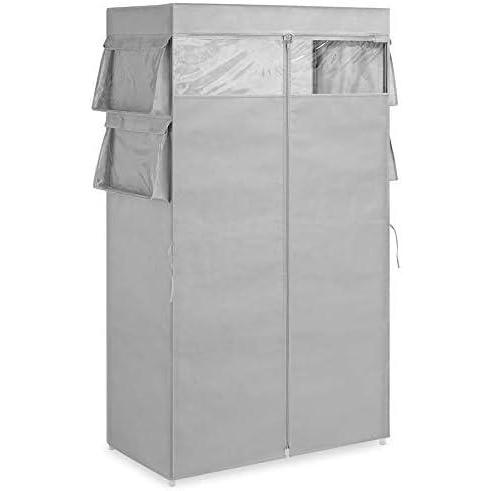 imageWhitmor ExtraWide Clothes Closet 60 with White CoverGrey
