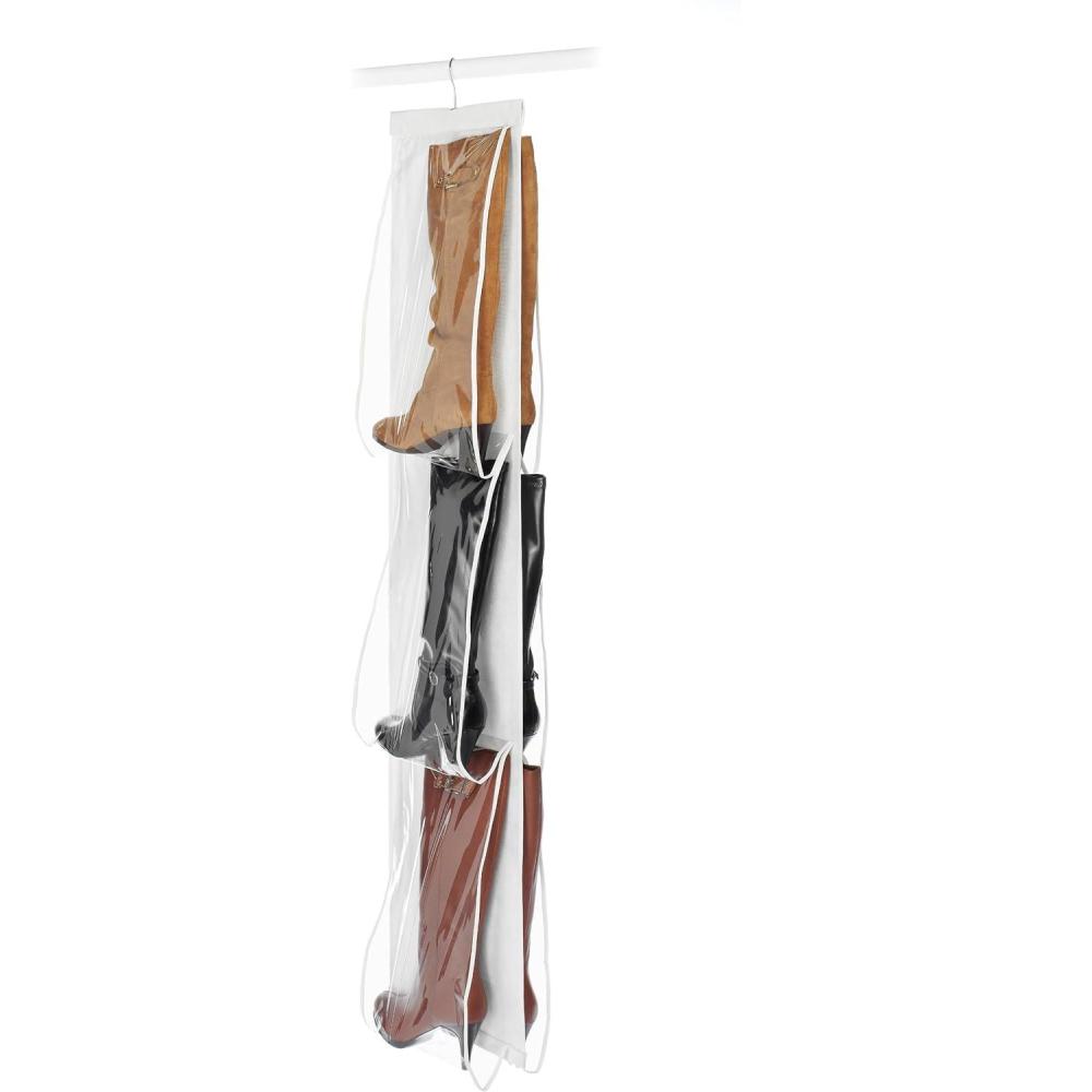 imageWhitmor Hanging Boot File Hanging Storage for Mens and Womans Boots 3 Pair3 Count Pack of 1
