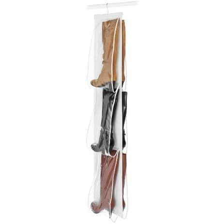 imageWhitmor Hanging Boot File Hanging Storage for Mens and Womans Boots 3 Pair3 Count Pack of 6