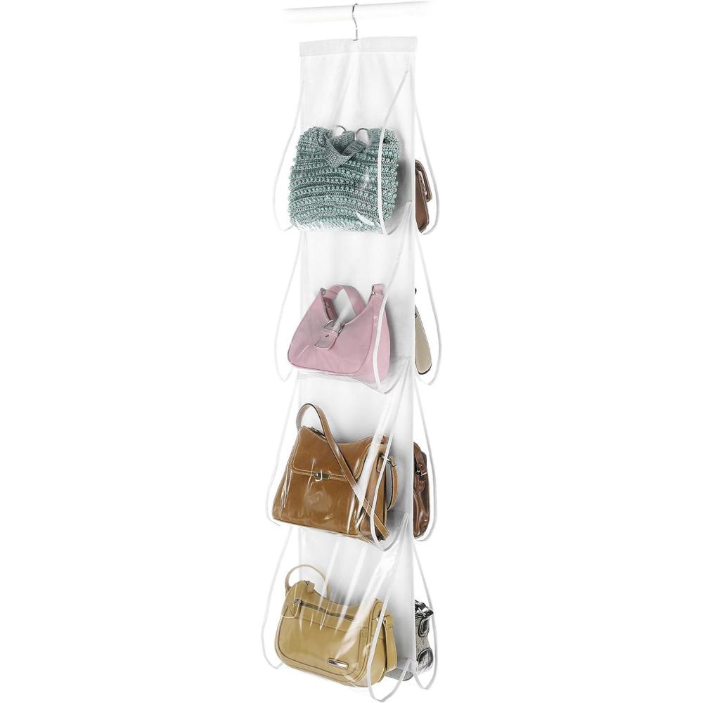 imageWhitmor Hanging Boot File Hanging Storage for Mens and Womans Boots 3 Pair8 Pockets