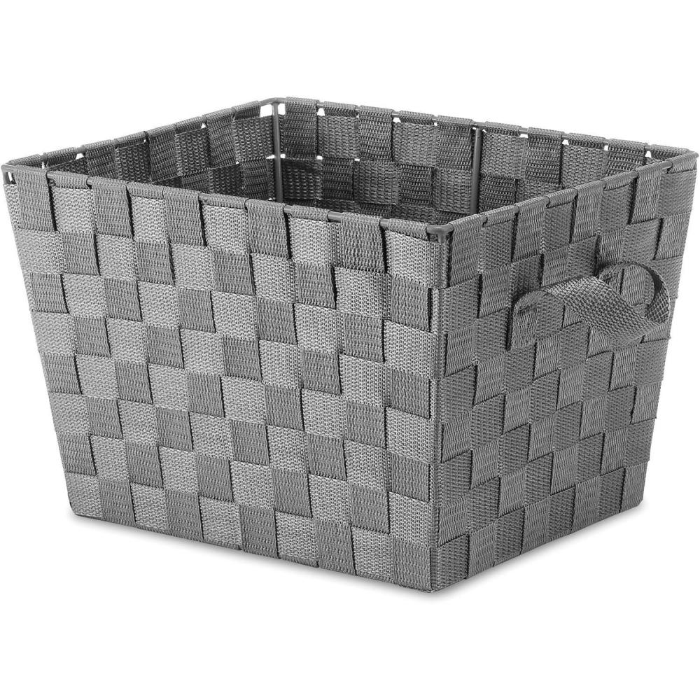 imageWhitmor Woven Strap Small ToteSavvy Gray