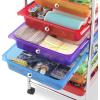 Whitmor 10 Drawer – Rolling Craft Organizer Cart – Chrome 15.25×13.50×35.25(10 Drawer)