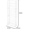 Whitmor 10 Tier Shoe Tower – 30 Pair – Closet Organizer, White(20-PAIR TOWER)