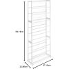 Whitmor 10 Tier Shoe Tower – 30 Pair – Closet Organizer, White(30 Pair (10 Tier))