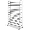 Whitmor 10 Tier Shoe Tower, 50 Pair, Chrome(10 Tier chrome)