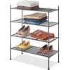 Whitmor 10 Tier Shoe Tower, 50 Pair, Chrome(2-tier grey)