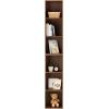 Whitmor 12 Cube Storage Organizer, 4 Tier Stackable Mdf Wood Bookcase, Open Storage Display Bookshelf, Storage Cabinet for Living Room, Bedroom, Home, Office, 35.1″L x 11.6″W x 47.5″H, White(Walnut)