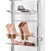 Whitmor 18 Pair Over The Door Shoe Organizer, 6 Tier Heavy Duty Metal Shoe Organizer for Closet, Hanging Shoe Rack for Closet Organizer & Storage, 42″ L x 22.7″ W x 7.5″ H, Gunmetal Gray(24 Pair  Grey)