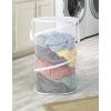 Whitmor 18″ Collapsible Laundry Hamper White(15″L x 15″W x 17″H)