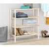 Whitmor 2 Tier Wood Household Shelves (6026-3562)(4-Tier Shelf)